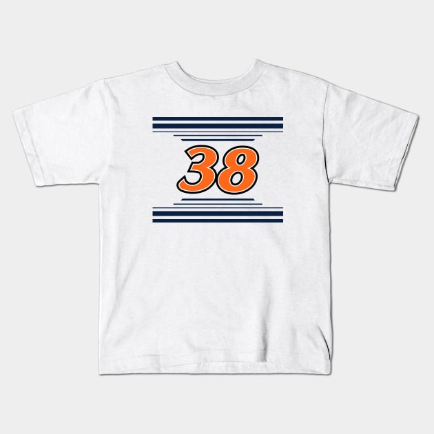 Todd Gilliland #38 2024 NASCAR Design Kids T-Shirt by AR Designs 